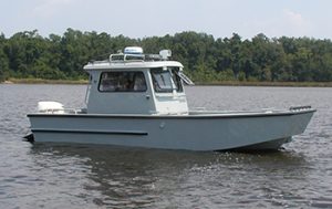 Silver Ships Explorer Series boat on the water